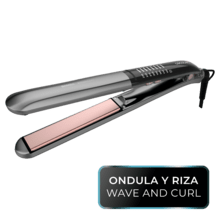 Plancha de pelo - CECOTEC RitualCare 1100 HidraProtect Titanium Ion Touch,  Otros Recubrimientos, 60 W, 230 °C, Black