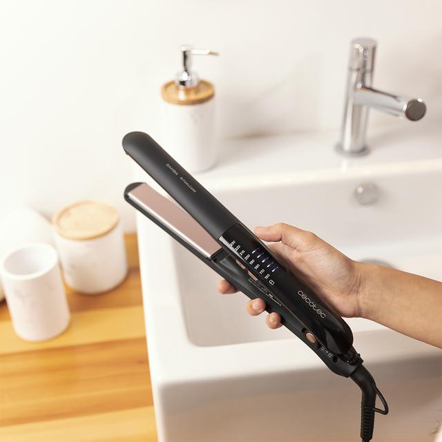 Bamba RitualCare 1100 Titanium Ion Touch. Alisador de cabelo de titânio, Selector tátil, Com iões reais, Aquecimento ultrarrápido, Temperatura desde 160 até 230 ˚C, Controlo e precisão