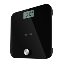 Surface Precision EcoPower 10000 Healthy Black. Balança de casa de banho com botão, superfície de vidro temperado de alta segurança e sensores de precisão