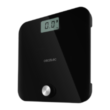 Pèse-personne Surface Precision EcoPower 10000 Healthy Black. Avec bouton-poussoir, surface en verre trempé très sécurisée et capteurs de précision