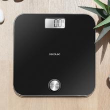 Bilancia pesapersone Surface Precision EcoPower 10000 Healthy Black. Con pulsante, superficie in vetro temperato ad alta sicurezza e sensori di precisione.