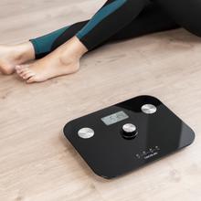 Pèse-personne Surface Precision EcoPower 10100 Full Healthy. Avec un bouton-poussoir, fonction Bioimpédance, une surface en verre trempé très sécurisée et capteurs de précision