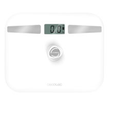 Surface Precision EcoPower 10200 Smart Healthy. Báscula de baño Con pulsador, Superficie de vidrio templado de alta seguridad, Sensores de precisión, App