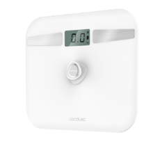 Surface Precision EcoPower 10200 Smart Healthy. Báscula de baño Con pulsador, Superficie de vidrio templado de alta seguridad, Sensores de precisión, App