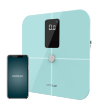 Surface Precision 10400 Smart Healthy Vision Blue Intelligente Badezimmerwaage Bioimpedanzmessung, App, Großes Display, 17 Parameter