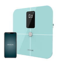 Surface Precision 10400 Smart Healthy Vision Blue. Báscula de Baño inteligente con Medición de Bioimpedancia, App, Gran Pantalla, 17 Parámetros