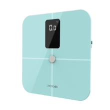 Pèse-personne intelligent Surface Precision 10400 Smart Healthy Vision Blue. Mesure de la bioimpédance, app, grand écran et 17 paramètres