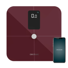 Bilancia pesapersone Surface Precision 10400 Smart Healthy Vision Garnet. Misura di Bioimpedenza, App, 15 parametri