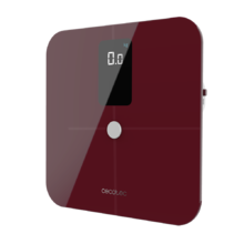 Surface Precision 10400 Smart Healthy Vision Garnet. Balança de casa de banho inteligente com medição de bioimpedância, app, 15 parâmetros