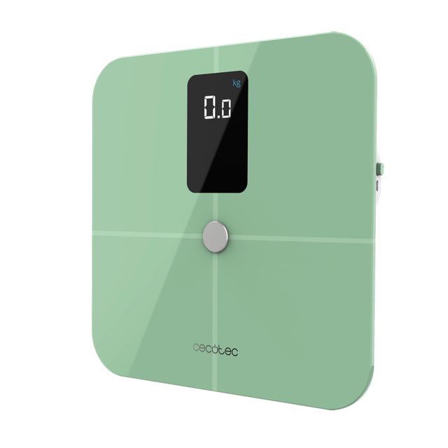 Surface Precision 10400 Smart Healthy und Vision Green Intelligente Badezimmerwaage Bioimpedanzmessung, App, 15 Parameter