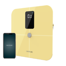 Surface Precision 10400 Smart Healthy Vision Yellow. Báscula de Baño inteligente con Medición de Bioimpedancia, App, 15 Parámetros