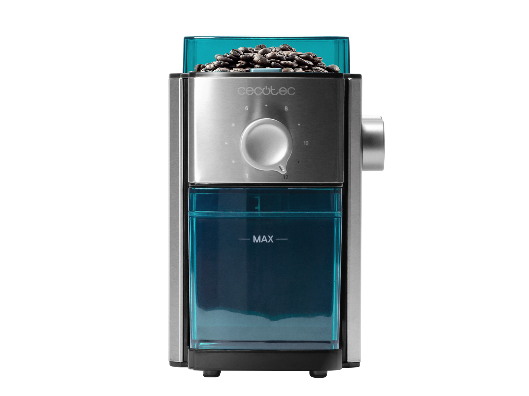 Elektrische Kaffeemühle SteelMill 2000 Adjust, 150 W, Edelstahl, Flache Mahlscheibensystem, 17 Mahlstufen, Fassungsvermögen 250 g, spülmaschinenfester Behälter