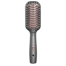 Bamba InstantCare 800 Travel Brush. Cepillo Alisador de Viaje de 26 W, Revestimiento de Cerámica y Turmalina, Temperatura máxima 190º, Calentamiento en 90 Segundos, Bolsa de Viaje