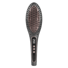 Brosse lissante ionique Bamba InstantCare 1100 Smooth Brush. Revêtement en céramique et extrait d'avocat, température jusqu'à 220 ºC, 9 réglages, écran numérique.