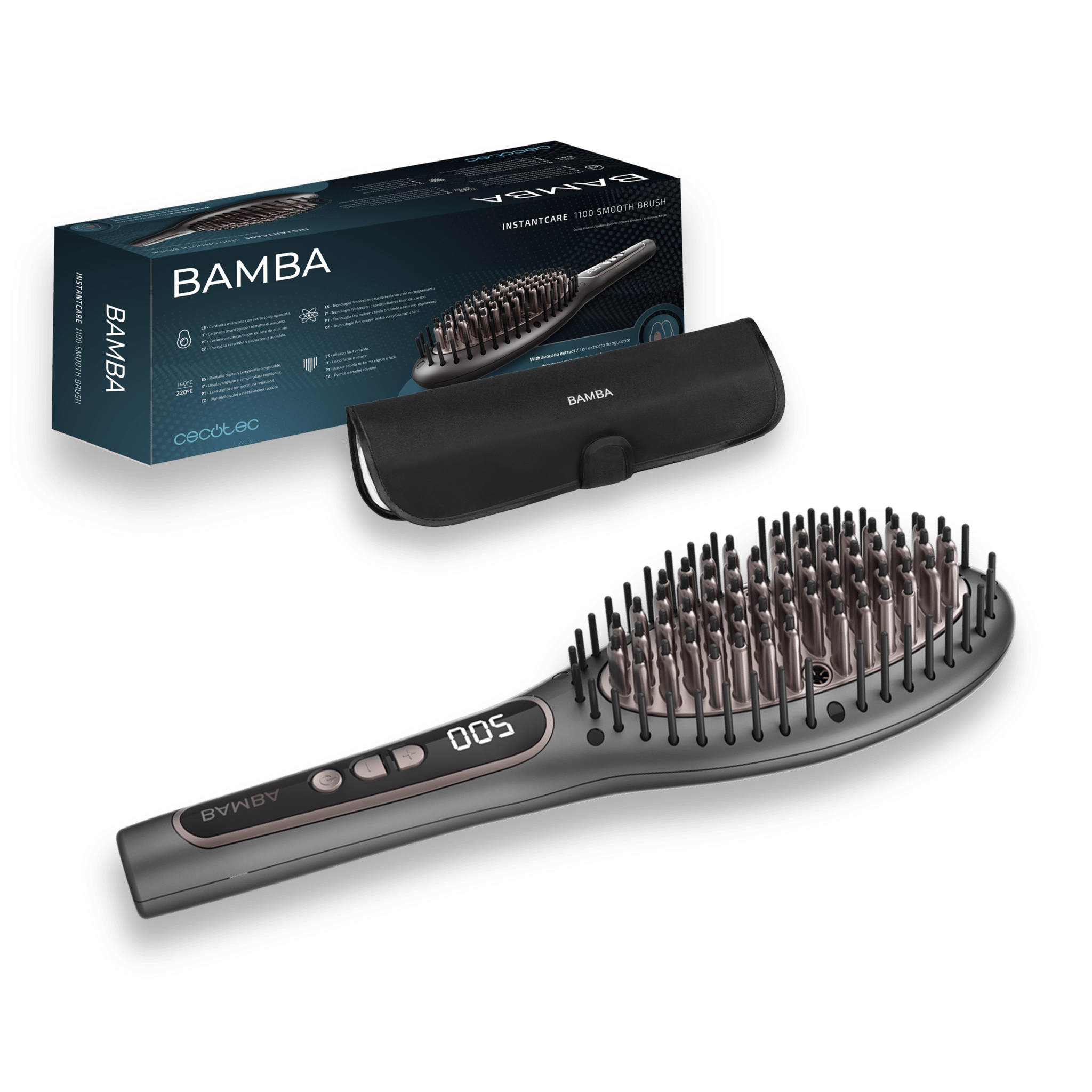 Cepillo alisador Cecotec Bamba InstantCare 900 Perfect Brush - Comprar en  Fnac