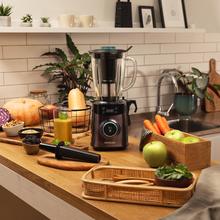 Frullatore a caraffa Power Black Titanium 1800 Advance. 1800 W, acciaio inossidabile, 8 lame con rivestimento in titanio nero e caraffa in vetro fuso da 1,8 L