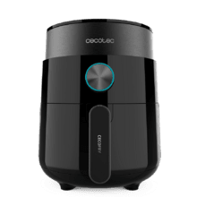 Cecofry Essential Rapid MoonTouch Fritadeira de ar quente sem óleo de 2,5 L de ar quente. 1200 W, Dietética, Ecrã Digital, Controle Tátil, Tempo Ajustável, 80 ºC - 200 ºC