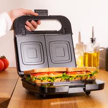 Piastra per sandwich Rock'nToast 4in1. 1000 W, capacità per 2 sandwich, finiture in acciao inossidabile, 4 piastre intercambiabili con rivestimento in pietra RockStone