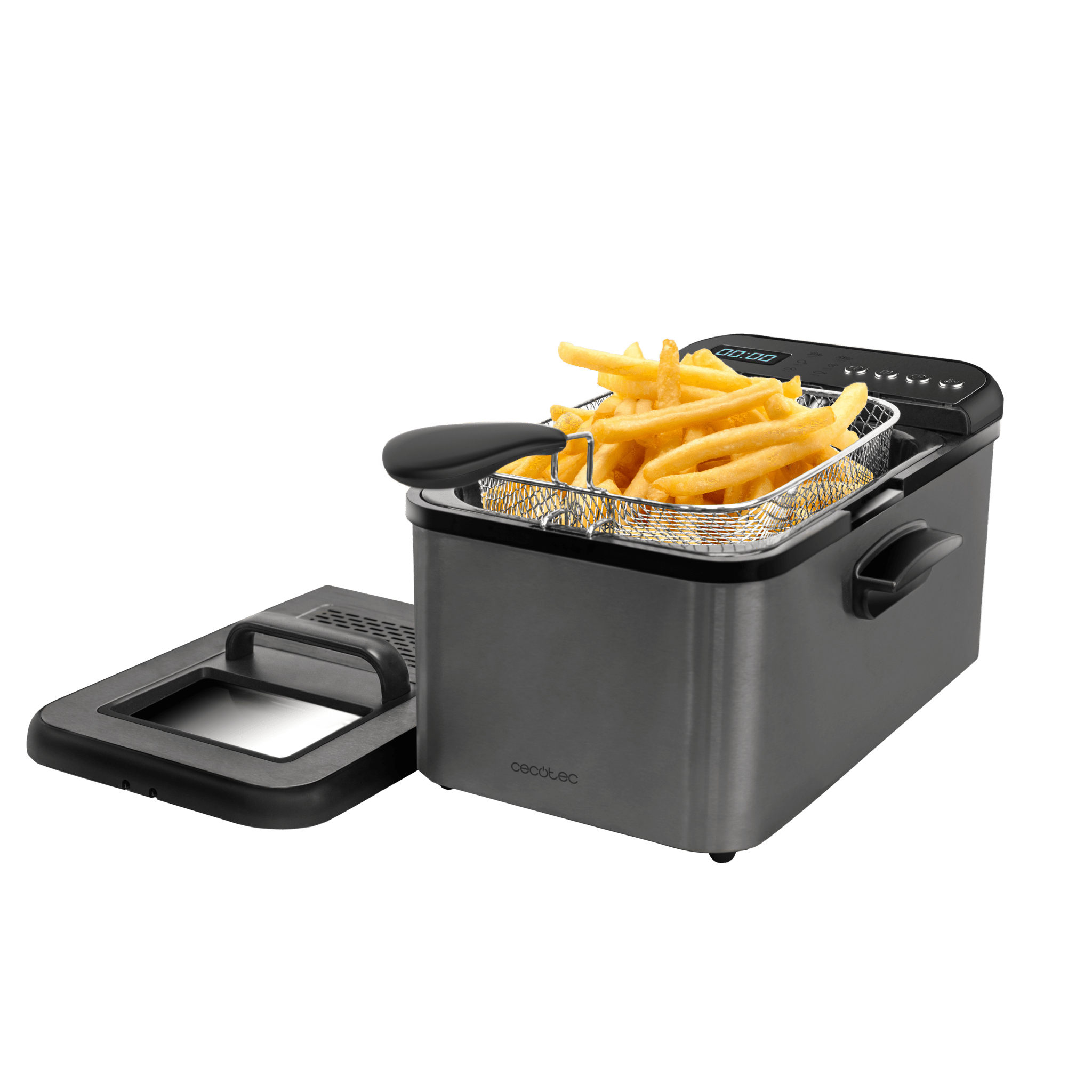 Friggitrice Cecotec Cleanfry Luxury 3000 Dark 3,2 L 2400W