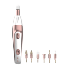 Bamba PinkyCare 700 Perfect Nails. Set de Manicura y Pedicura Eléctrico con Siete Cabezales intercambiables, Cinco Velocidades y Dos Sentidos de giro, Diseño Ergonómico, Incluye Estuche