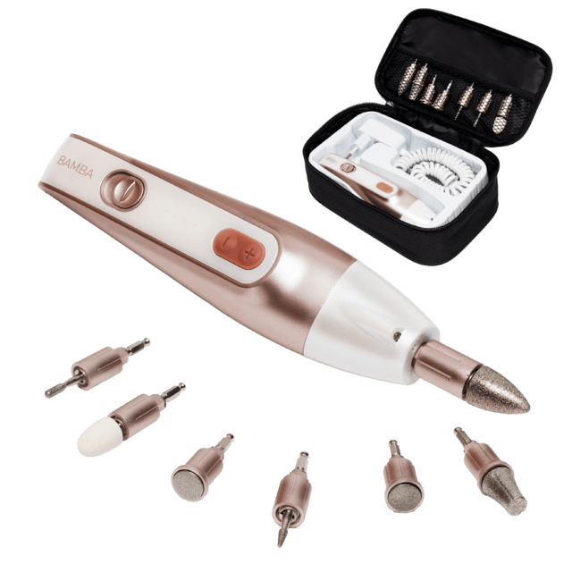 CECOTEC Bamba PinkyCare 700 Perfect Nails con bolsa de transporte, adaptador y accesorios