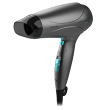 Bamba IoniCare Power&Go Secador compacto de pelo de 2400 W de potencia, con función ionizadora y gran caudal.