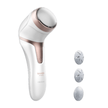 Cecotec SkinCare Lima elettrica per piedi con batteria ricaricabile, rulli di diverse durezze, con funzione aspirazione.