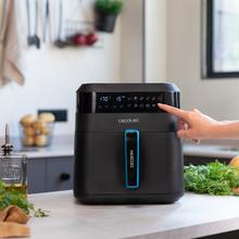 Friggitrice ad aria digitale e compatta senza olio da 6 l di capacità e tecnologia PerfectCook.