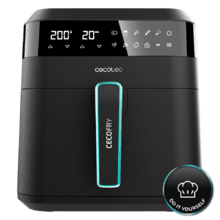 Cecofry Experience 6000 Freidora sin Aceite 6 L de Aire Airfryer. 1700 W, Tecnología PerfectCook, Temperatura regulable de 80 a 200ºC, Panel de Control Táctil, 9 Modos, Temporizador