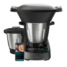 Mambo 11090 Habana Robô de cozinha com WiFi, 37 funções, APP para cozedura guiada, sistema de autolimpeza, acessórios OneClick, balanças integradas, jarro de aço inoxidável e jarro antiaderente Habana.