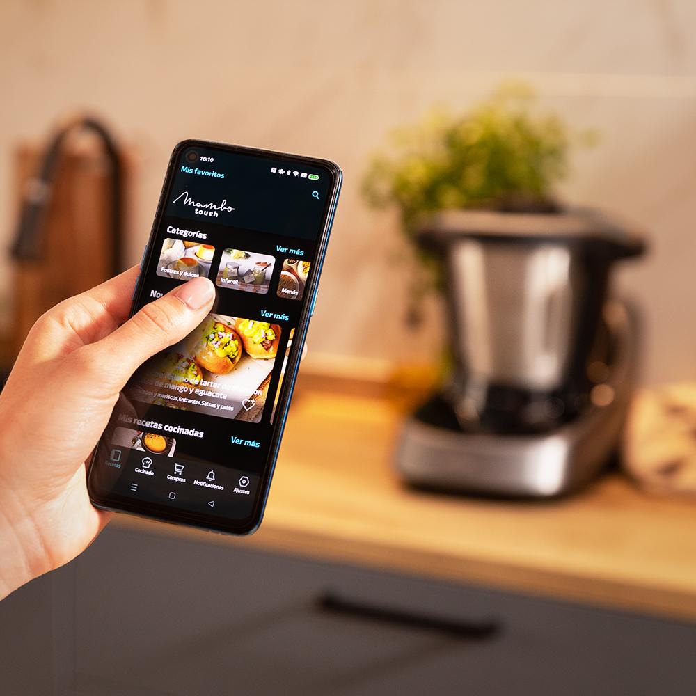 Control por APP del robot de cocina CECOTEC Mambo 11090 Habana WiFi