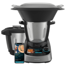 Mambo Touch Habana Robot de Cocina Multifunción. 1600 W, 37 Funciones, Pantalla Táctil TFT 5" con Recetario Integrado, 3,3 Litros, APP, Báscula y Jarra de Acero Inox + Habana