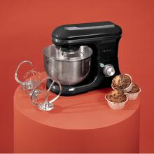 Cecomixer Merengue 5L 1200 Nero Mixer Mixer con 5 funzioni, design elegante e accessori per mescolare e impastare.