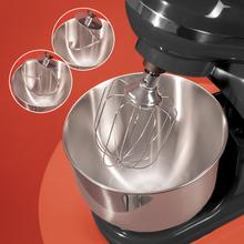 Cecomixer Merengue 5L 1200 Black Mixer Mixer mit 5 Funktionen, elegantem Design und Zubehör zum Mischen und Kneten.