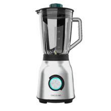 Liquidificador Wizard Power Black Titanium 1800MAX com 1800 W de potência máxima, 5 velocidades e 6 lâminas de aço inoxidável. Triturador de gelo, função turbo, função Smoothie, função AutoClean.