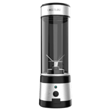 Mélangeur à smoothie USB WanderlustMix avec tasse portable, 4 lames revêtues de titane noir et 126 W.