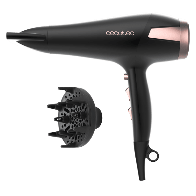 IoniCare Elegance Sèche-cheveux AC de 2400 W, technologie ionique et débit d'air élevé.