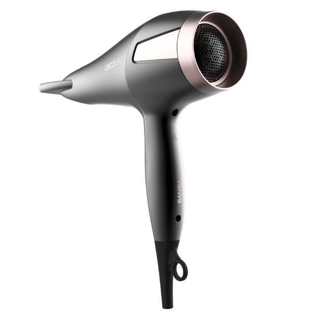 IoniCare Elegance Sèche-cheveux AC de 2400 W, technologie ionique et débit d'air élevé.