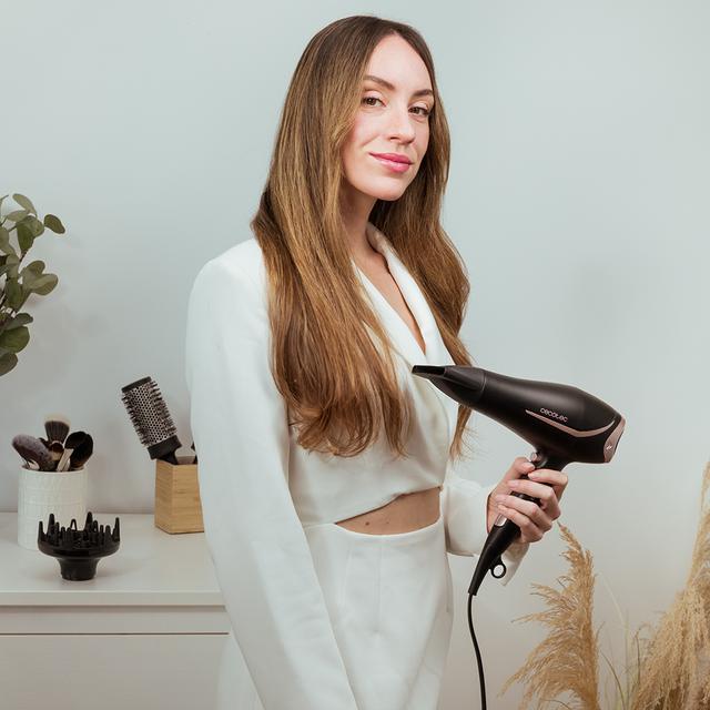 Secador de cabelo Bamba IoniCare Elegance AC com 2.400 W, tecnologia de íons e grande fluxo de ar