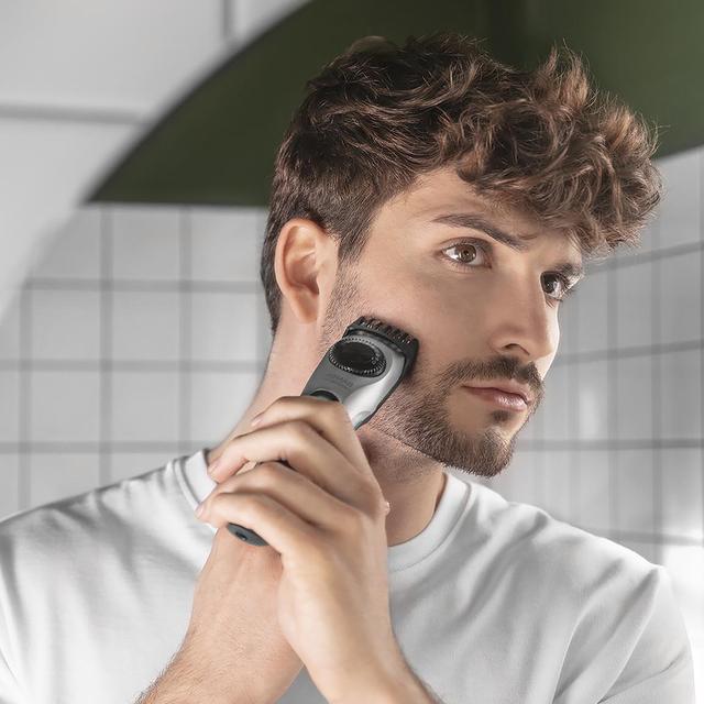 Bamba PrecisionCare AllDrive Pro Barbero Con Dial De Ajuste, Con Cuchillas De Acero Inoxidable con Revestimiento De Titanio Y Batería De Litio.