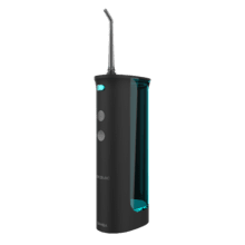 ToothCare Jet Fresh Idropulsore orale a batteria con serbatoio da 180 ml, 3 beccucci, 3 modalità e 20 giorni di autonomia (2 usi al giorno).