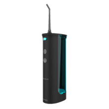 ToothCare Jet Fresh Irrigador portátil alimentado a pilhas com reservatório de 180 ml, 3 bicos, 3 modos e autonomia de 20 dias (utilização 2 vezes por dia)