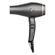 Secador de cabelo Bamba IoniCare Harmony AC com 2600W, tecnologia Ion, 2 bicos e difusor