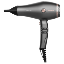 Secador de cabelo Bamba IoniCare Harmony AC com 2600W, tecnologia Ion, 2 bicos e difusor