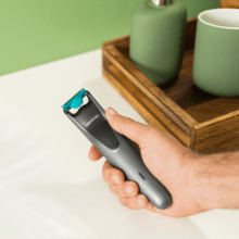 Bamba PrecisionCare OneShave Recortadora de pelo 2 en 1, uso inalámbrico, cuchillas de acero inoxidable y peine ajustable