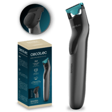 Cecotec PrecisionCare OneShave Rasoio rifinitore tagliacapelli a batteria 2 in 1, lame in acciaio inossidabile e pettine regolabile