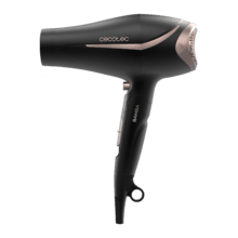 IoniCare &Go Glow Sèche-cheveux pliable avec puissance de 2200 W, jet d’air froid, embout et diffuseur.