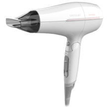 IoniCare Power&Go Heaven Sèche-cheveux de voyage avec 2000 W, 2 températures, 2 vitesses, bouton air froid, embout concentrateur et diffuseur.