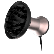 Ionicare MagiCurls Black Asciugacapelli con diffusore a 17 denti, 3 temperature, 2 velocità, 800 W e tecnologia agli ioni.