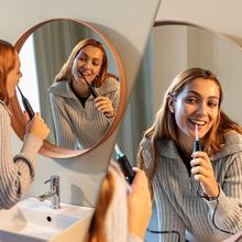 Bamba ToothCare Jet Clean Centro de estación dental: irrigador con 600 ml de capacidad, 10 niveles de presión, 7 cabezales y cepillo de dientes eléctrico con 5 modos.